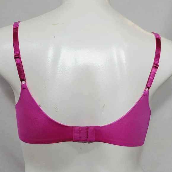 36B Hanes HC11 Criss Cross Lift Underwire Bra Bright Pink  New with Tags - Picture 3 of 3